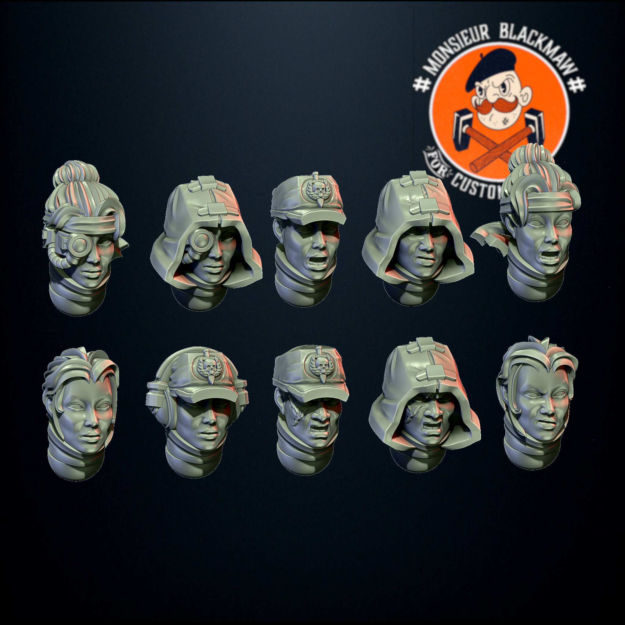 1st and unique female heads kit